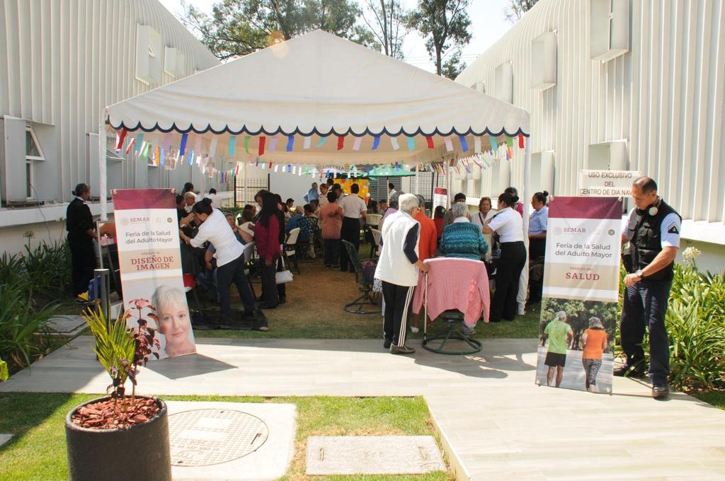 Feria de la Salud del Adulto Mayor La Residencia Naval del Adulto Mayor, ubicada en Veracruz, Ver.