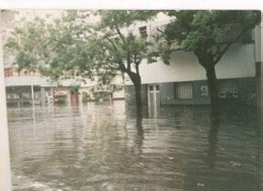 En nuestra ciudad puede juzgarse la importancia de los daños ocasionados por la lluvia, sabiendo que estos se calculan en cuatro millones de pesos,