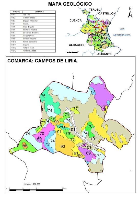 Caracterización de las Comarcas Agrarias de España: Tomo 47. Provincia de Valencia Figura 1.