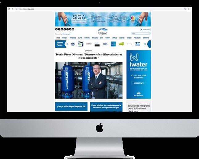 Qué es iagua? iagua.es y Newsletter iagua es el medio líder en internet gracias a su exhaustiva cobertura en tiempo real de la actualidad del sector del agua.