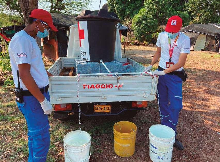 Sociedad Nacional de la Cruz Roja Colombiana De manera articulada, los proyectos de migración de la Seccional Norte de Santander, realizaron la entrega de 4.