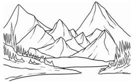 5. Valle: Terreno llano de nivel más bajo, situado entre montañas, donde nace un río. 6.