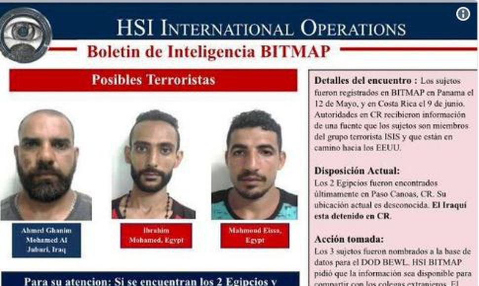 24 ::Seguridad y Defensa Nicaragua informa sobre capturas y devolución a Costa Rica, de individuos supuestamente vinculados a ISIS.