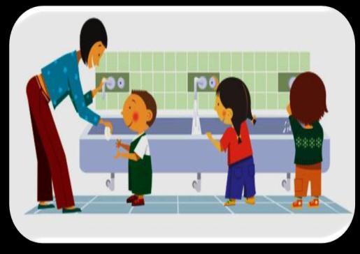 COMO PREVENIR ACCIDENTES CON LOS MATERIALES DE LIMPIEZA E HIGIENE Cuando los niños y niñas realicen actividades de higiene, los