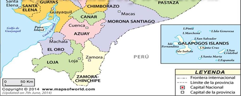 Posee una sección volcánica la cordillera de los Andes en la que surca el territorio de norte a sur y en la cual también se ubica el volcán Chimborazo, el cual se considera como el punto más alto de