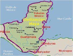 En el momento de la llegada de los españoles a América, esta civilización se hallaba en decadencia por lo que encontraron ruinas y poblaciones dispersas en la península de Yucatán.