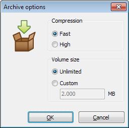 Input program - General overview SoilVision Model Importer Figure 12: Archive options window The Content box displays the options for the information to be included in the archive is shown.