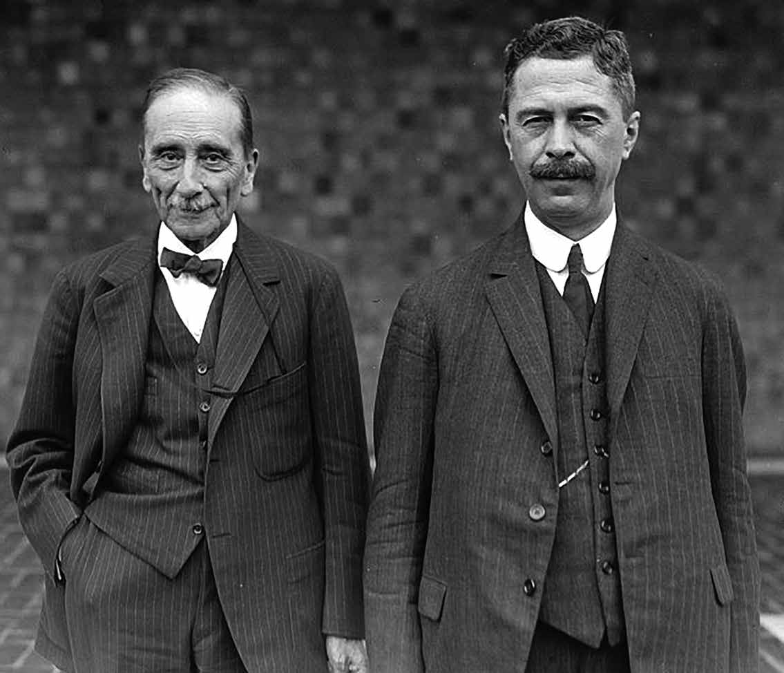 Figura 20: El Canciller de Chile, Beltrán Mathieu y su Embajador en EEUU, Miguel Cruchaga, 1926.