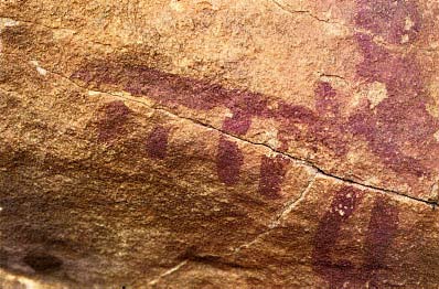 38 Conjunto de arte rupestre de Vall de la Coma (L Albi, Garrigues) Las pinturas se localizan en un