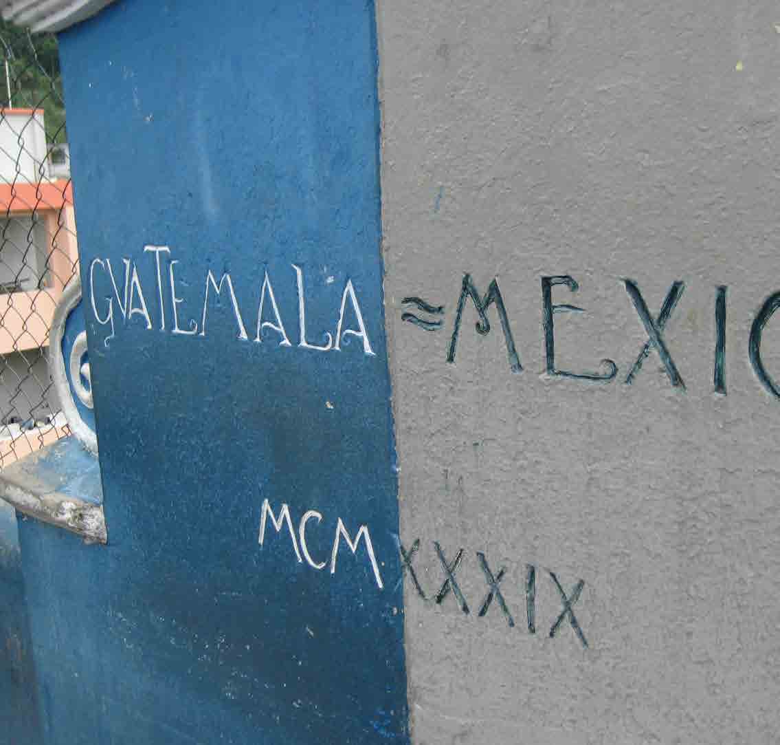 Frontera Sur: línea divisoria entre México y Guatemala
