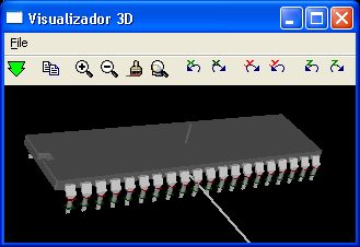 Cvpcb 4.5.2 - Comandos de teclado F1 Aumento.(Zoom +) F2 Reducción.(Zoom -) F3 Refresco de pantalla.