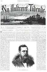 50 V. Martín, J. Núñez y A.F. Tenorio 6 Periodo 1886-1898 A la izquierda la primera página del Ny illustreret Tirende (periódico de Christiania) en ocasión de la partida de Lie hacia Leipzig.
