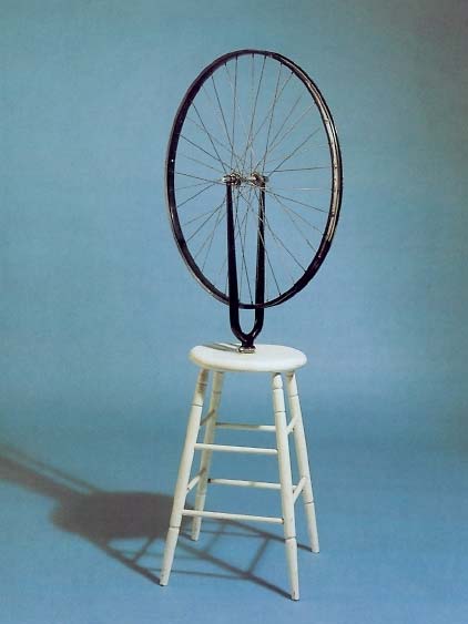 Fig. 2 Marcel Duchamp. Rueda de bicicleta (Roue de bycyclette). 1913.