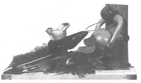 Fig. 8 André Breton. Objeto surrealista de funcionamiento simbólico. 1931. Materiales diversos.
