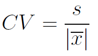 El Coeficiente de Variación Es otra medida de variabilidad que tiene la ventaja de ser sin unidades.