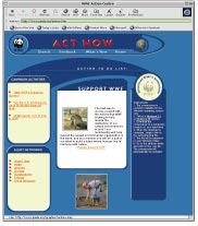 en acción Las páginas Web del WWF <http://www.panda.org> mantienen informados a sus partidarios sobre las actividades del organismo.