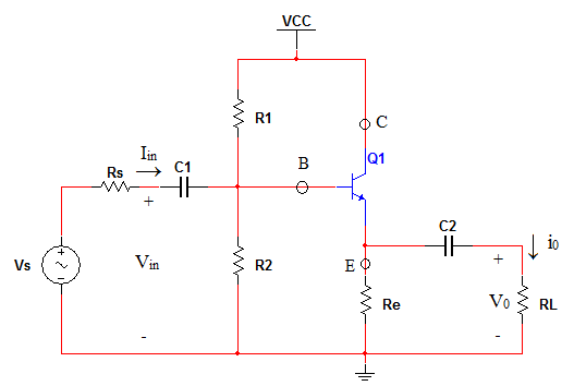P a g e 4 Amplificador de colector común (Emitter Follower) Entrada: Base Salida: Emisor Amplifica: corriente (atenúa voltaje)