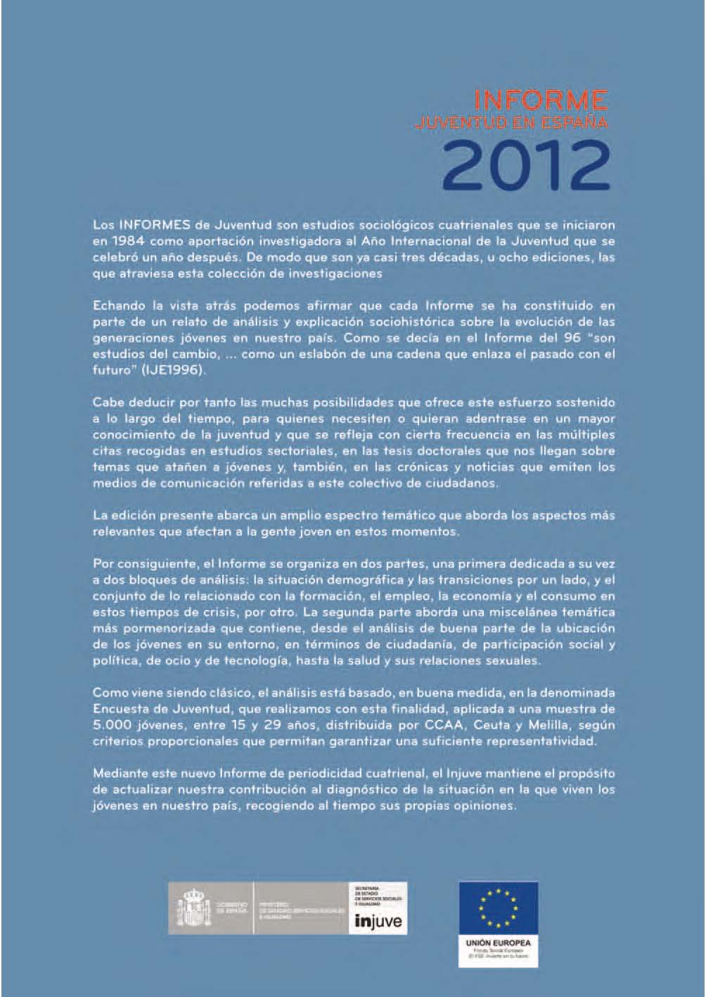 2012 Por consiguiente,.1 Informe Sil organiza en dos partos, una primera ded,cada I!