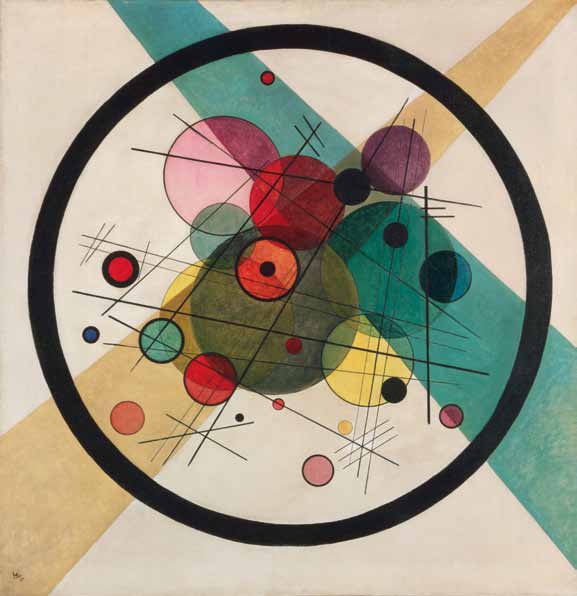 60 Círculos en un círculo, Vasily Kandinsky.