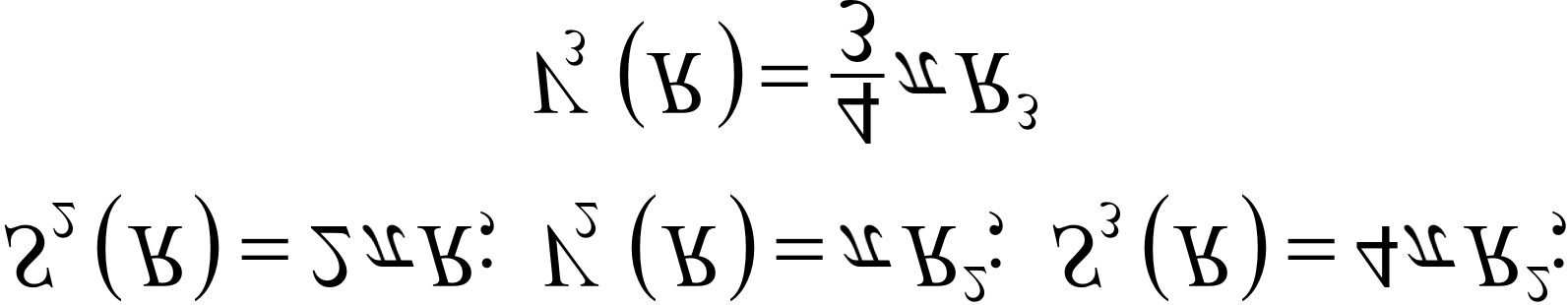 Existen unas fórmulas (véase D bibliografía) y que dan los valores en función de R y n (R es el radio y n el número de dimensiones), del área y del volumen de la hiperesfera.