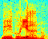 Un espectrograma de una señal en el tiempo es una representación especial bidimensional que muestra el transcurso del tiempo en el eje x y los rangos de frecuencia en el eje y.