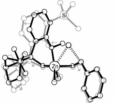 Capítulo 2: Adición enantioselectiva de compuestos de dialquilzinc a aldehídos 1-syn (S) (negro) y 3-syn (S) (gris) 1-anti (R) (negro) y 3-anti (R) (gris) Figura 2.36.