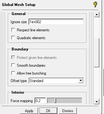 Ilustración 77. Shell Meshing Parameters Boundary En la Ilustración 27 se encuentra la opción de Boundary en donde se especifica Offset type: Standard debido al estándar que utiliza el software.