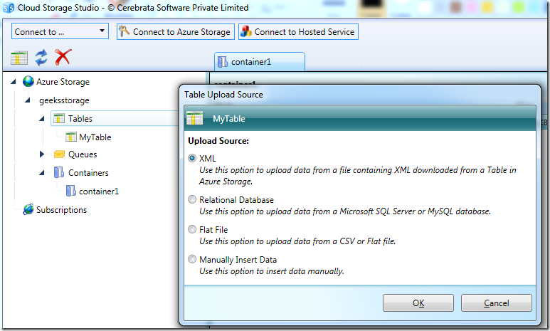 72 Súbete a la nube de Microsoft Parte 2: Almacenamiento en Windows Azure Figura 2.14.- Acciones posibles a realizar sobre un Blob.