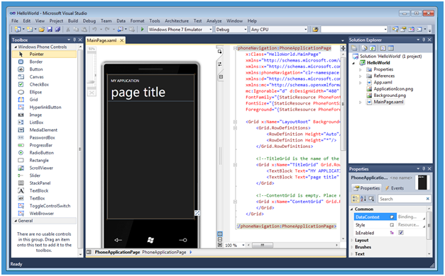 jpg Imagen 29 Página principal de una aplicación en Windows Phone