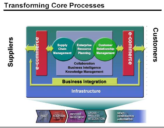 Figura 1 Integración del e-business Fuente: IBM.