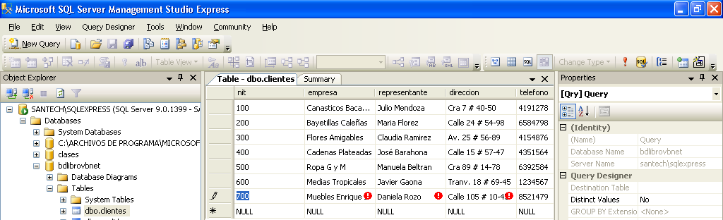 los datos de una tabla en un objeto DataGridView, utilizando código de Visual Basic.NET.