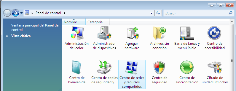 3.1.2 Proceso para Windows Vista Cómo Establecer las Configuraciones de la Red Haga clic en el botón de inicio de VISTA y