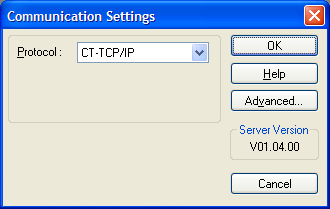 (Ethernet), then click the Change button and a window similar to Figure 9-7, below, will be displayed, select the CT-TCP/IP protocol and click OK. 2.
