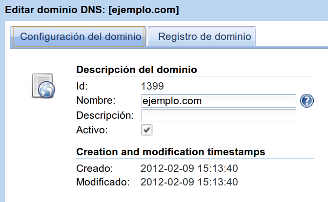 - Manual del panel Core-Admin 3.5 Panel DNS. 3.5.1 Acceder al panel DNS.