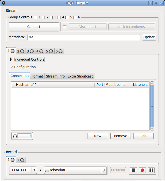 Figura 3.33Configuraciones adicionales de Internet DJ Console. 3.4.