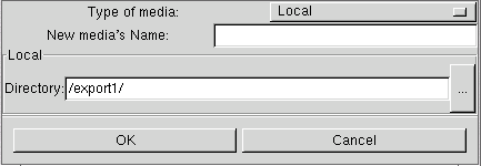 Capítulo 12. Administración de los Paquetes Figura 12-6. Agregando un CD-ROM como soporte fuente El único campo adicional es un número de CD.