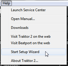 El asistente de la configuración 3 El asistente de la configuración El asistente de la configuración (Setup Wizard) permite configurar TRAKTOR en unos pocos pasos.