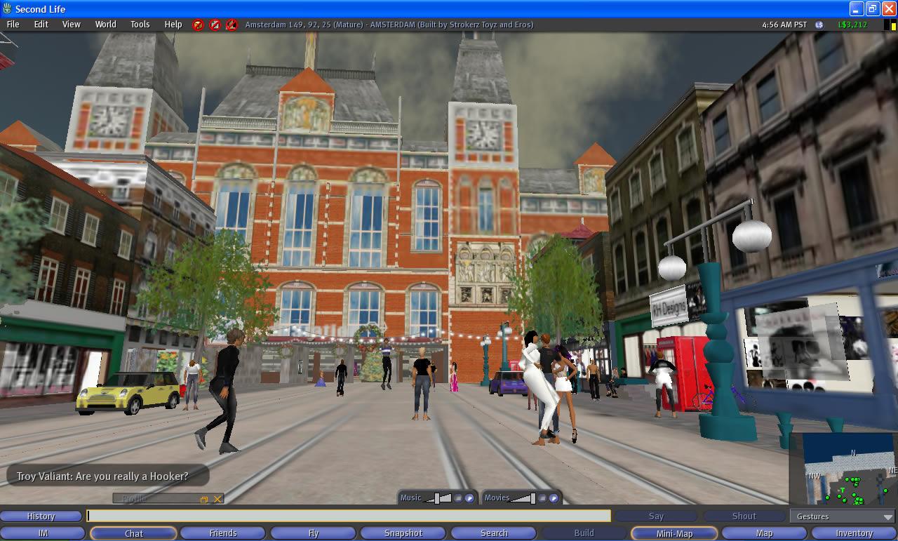 2.2.6. Ejemplos de mundos virtuales Second Life Imagen 15: Imagen de Second Life Sin duda, uno de los mundos más famosos en Internet es Second Life, abreviado como SL.