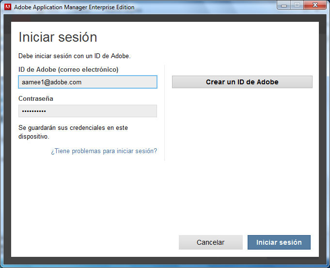 Uso de Adobe Application Manager 3.1 para la implementación en empresas de Creative Suite 6 Creación de un archivo de CS6 Serialization 40 7.