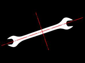 La garra de un robot precisa no solo el centro de gravedad de la pieza sino también debe conocer el giro necesario para que los dedos cierren a lo largo del eje de inercia de momento máximo para