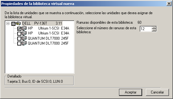 Configuración de medios mixtos, bibliotecas virtuales de CA ARCserve Backup 3.