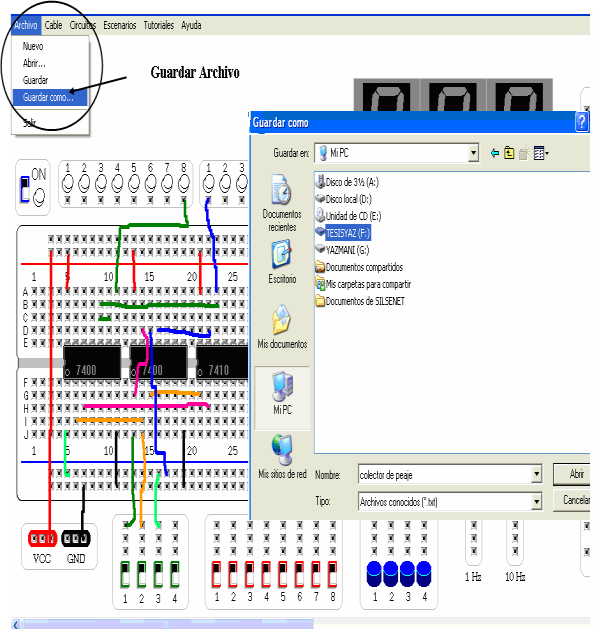 CAPÍTULO 6 Prácticas de Laboratorio Virtual 162 Nota: Para visualizar la comprobación del circuito (figuras 6.