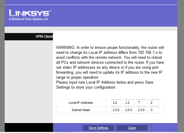 d) Configurar el router Linksys RV200 como un servidor VPN sobre red local. Utiliza el simulador http://ui.linksys.com/files/wrv200/1.0.29/setupdhcp.