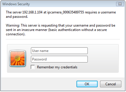 Ingrese el nombre de usuario y Password, clic en OK, y mostrará mas abajo la GUI: (1) Modo ActiveX (para IE Browser): disponible en