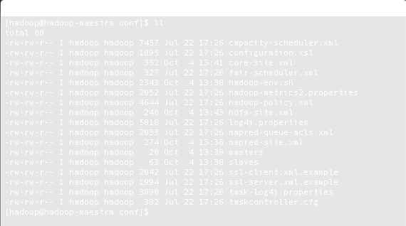 Página1 Configuración de la máquina maestra Para un sistema de Hadoop Para configurar una máquina como maestra en un cluster de Hadoop, es necesario modificar algunos archivos que se encuentran