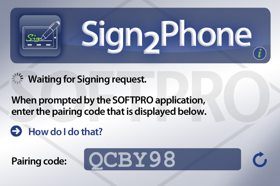 Página 103 de 176 Si desea cambiar el código de sincronización, toque el ícono SignDoc Desktop y Sign2Phone