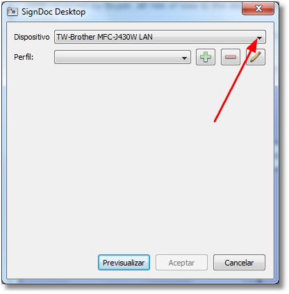 Utilización de SignDoc Desktop Página 84 de 176 Adjuntar archivos al documento vía escáner Para adjuntar un archivo al documento activo mediante un escáner, siga estos pasos: Abra el documento.