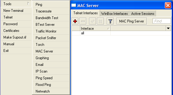 Input Puedes deshabilitar el acceso MAC en el menú MAC Server.