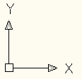 9. Cursor Adopta la forma de dos líneas en cruz. 10. Icono UCS Representa el Sistema de Coordenadas Universal.