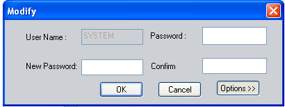 Delete Users (Eliminar usuarios) 5.3.5.1 Add user (Añadir usuario) i. En el menú "System Config", haga clic en el botón "User Manager". ii.